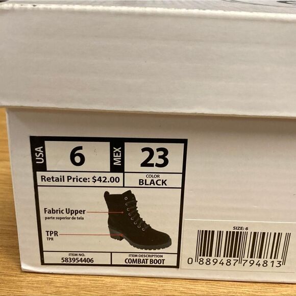 Scoop Women’s 6 Taylor Combat Boots - Picture 5 of 6